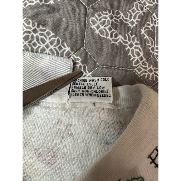 Vintage Peek-A-Babe 3-6 Months Infant One Piece Bodysuit Trains - Picture 7 of 8